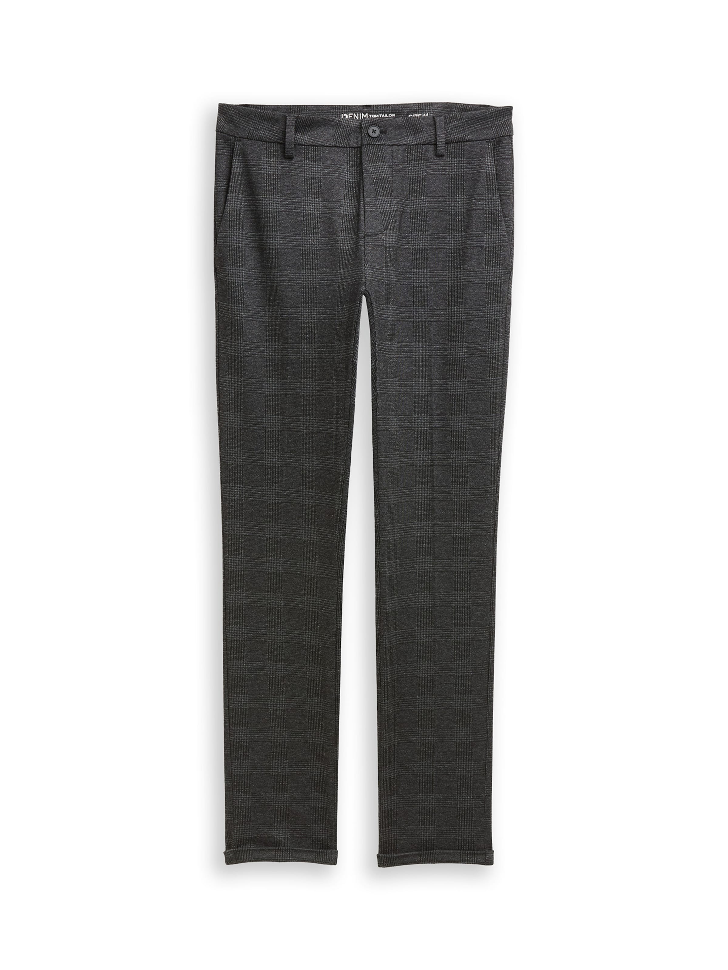 Slimfit Pantaloni eleganți de la TOM TAILOR DENIM pe gri: față