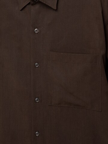 Fit confort Chemise Pull&Bear en marron