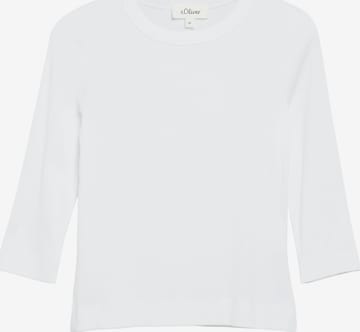 T-shirt s.Oliver en blanc : devant