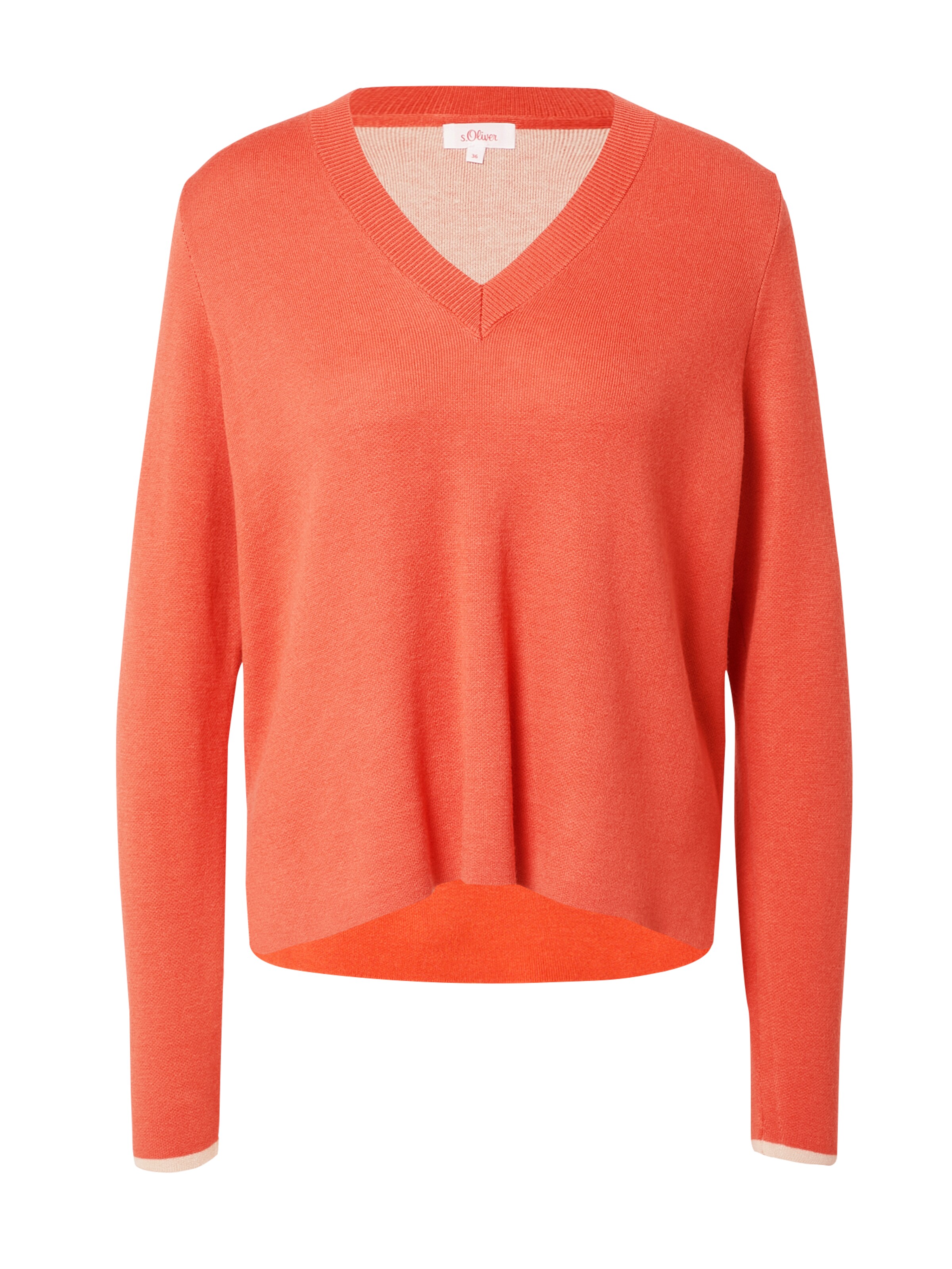 s.Oliver Pullover in Orange: Vorderseite