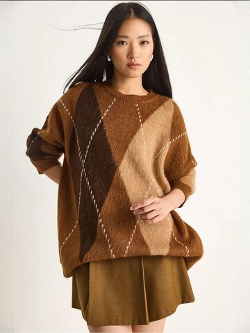Pull-over Bianco Lucci en marron
