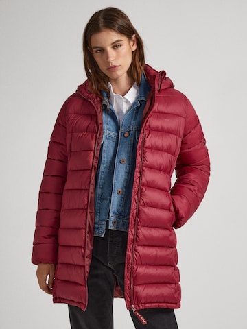 Pepe Jeans Winter Coat ' MADDIE' in Red: front