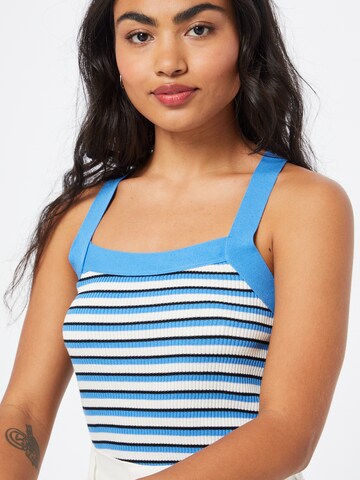 UNITED COLORS OF BENETTON Knitted top in Blue