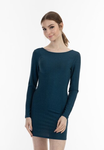 myMo at night Dress in Blue: front