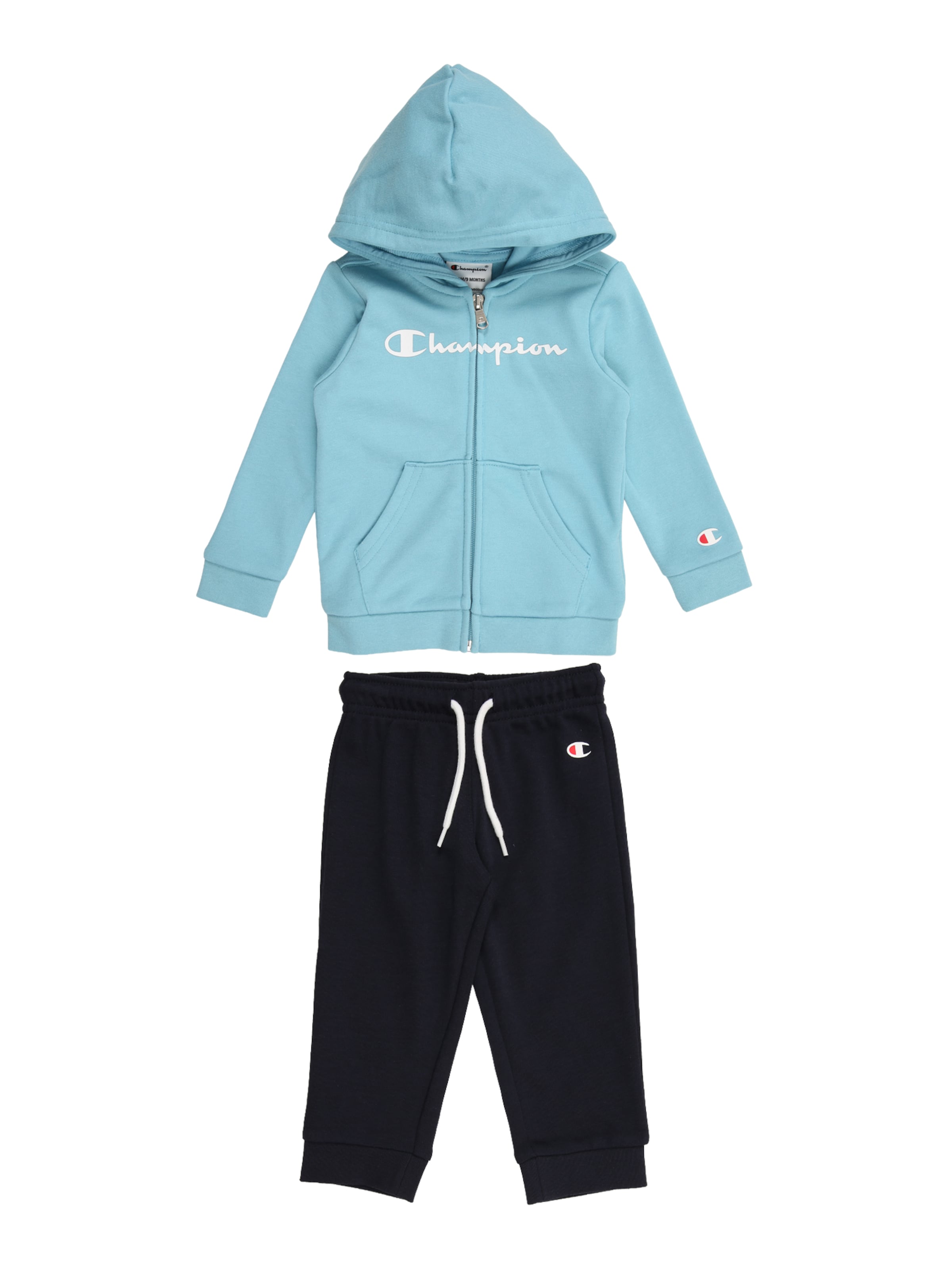 Champion Authentic Athletic Apparel Sweatsuit in Blue: front