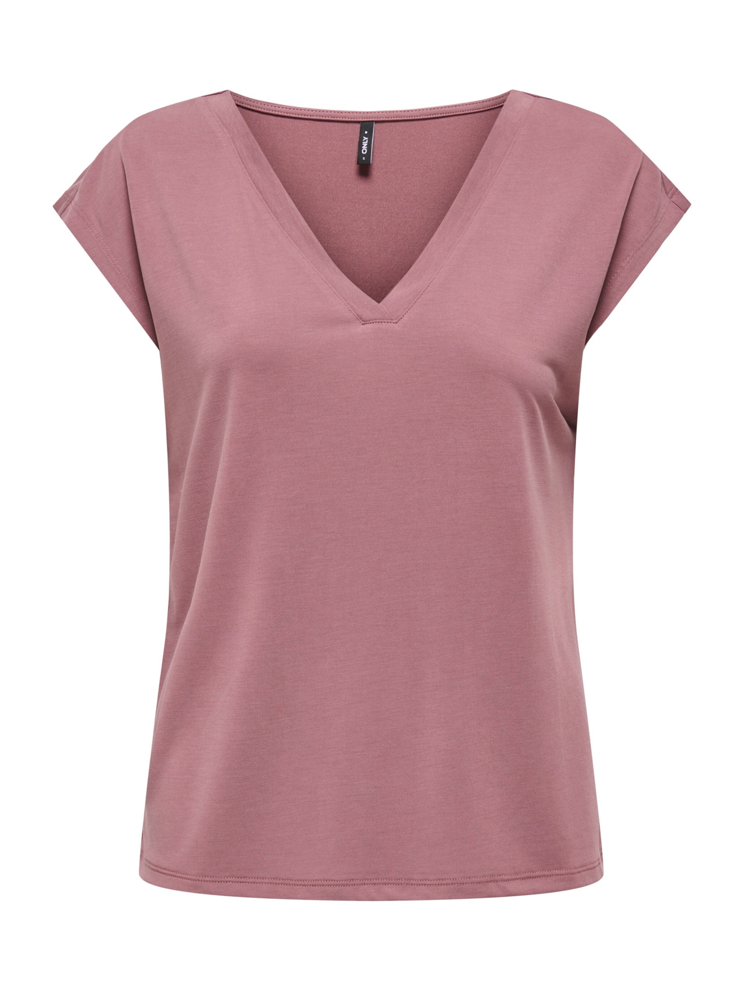 ONLY Тениска 'ONLFREE' в розово: отпред