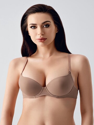 C&City Push-up BH in Beige: Vorderseite