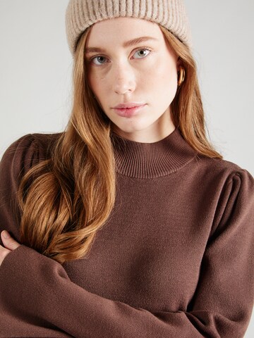 YAS Knit dress 'YASFonny' in Brown