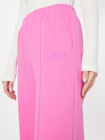 GAP Wide leg Pants in Pink