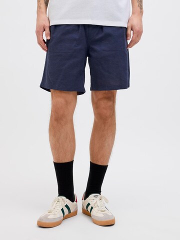 JACK & JONES Loose fit Trousers 'JPSTJaiden JJSummer' in Grey: front