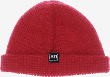 super.natural Hat & Cap in One size in Red: front