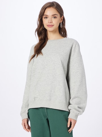 WEEKDAY Sweatshirt 'Essence Standard' i grå: forside