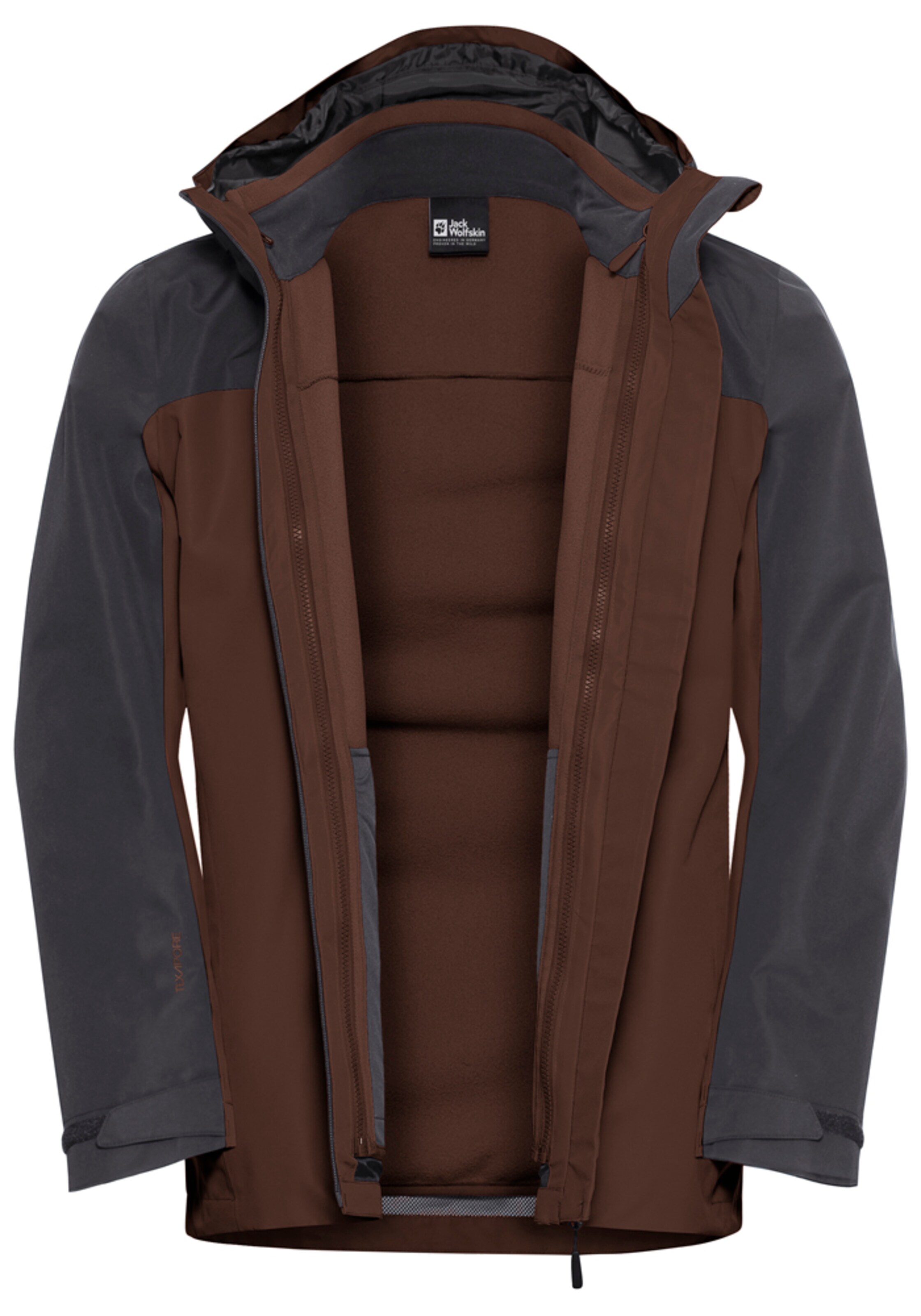 JACK WOLFSKIN Outdoor jacket 'Taubenberg' in Blue