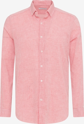 rožinė Felix Hardy Standartinis modelis Dalykinio stiliaus marškiniai: priekis