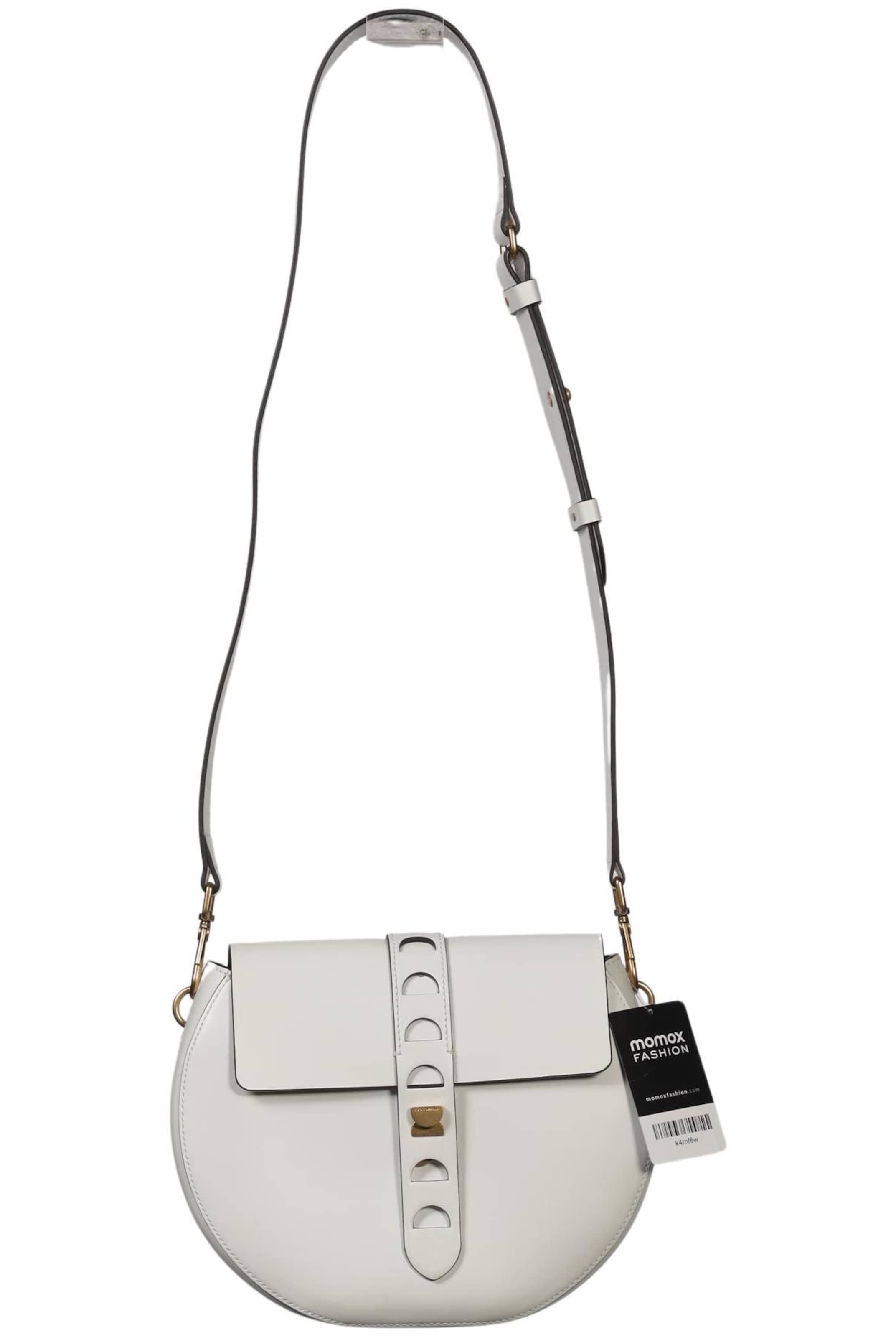 Coccinelle Handtasche klein Leder One Size in Weiß: Vorderseite