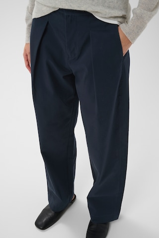 InWear Wide leg Broek in Blauw