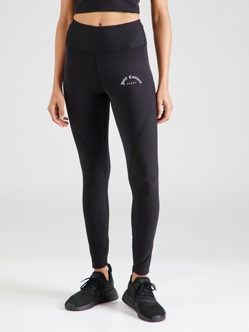 Juicy Couture Sport - Skinny Calças de desporto 'LORRAINE' em preto: frente