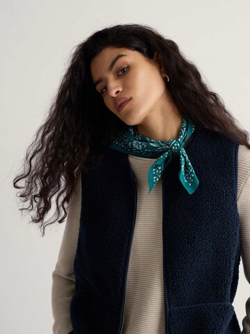 Seasalt Cornwall Scarf 'Sailor Square' in Blue