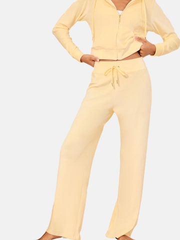 Lipsy Loosefit Hose in Gelb: Vorderseite