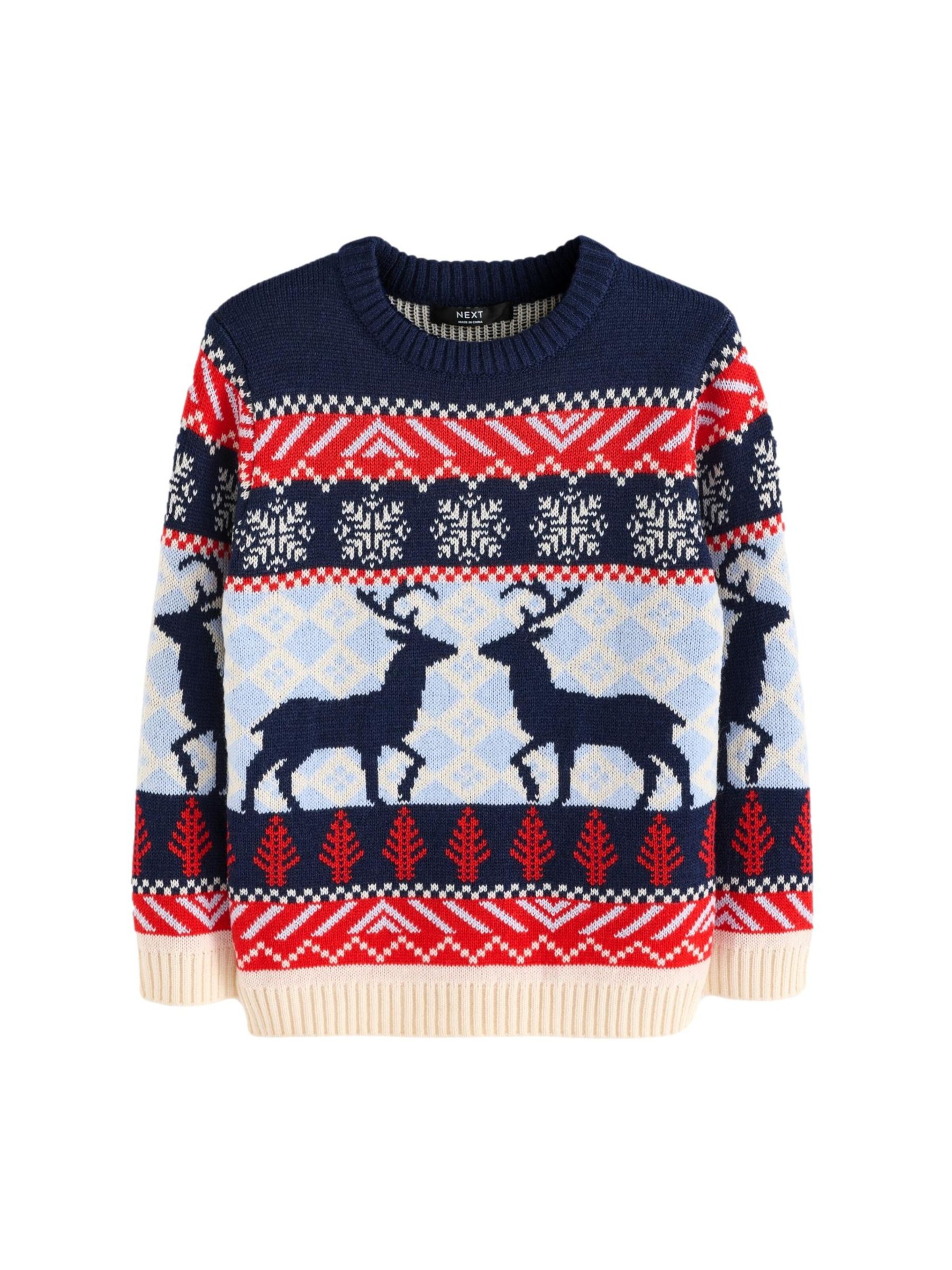 Next Pulover | modra barva: sprednja stran