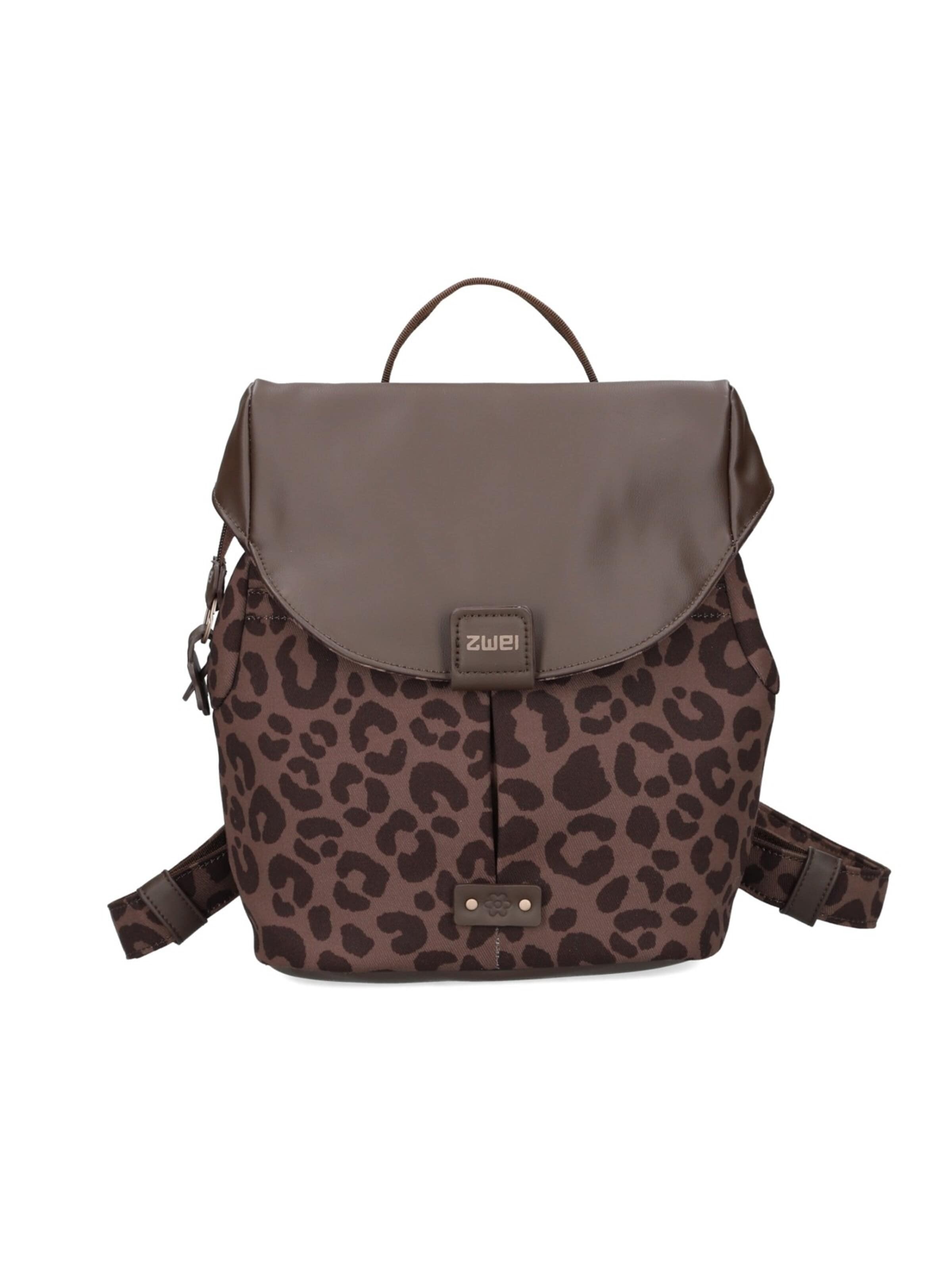 ZWEI Backpack 'OLLI OR8' in Brown: front
