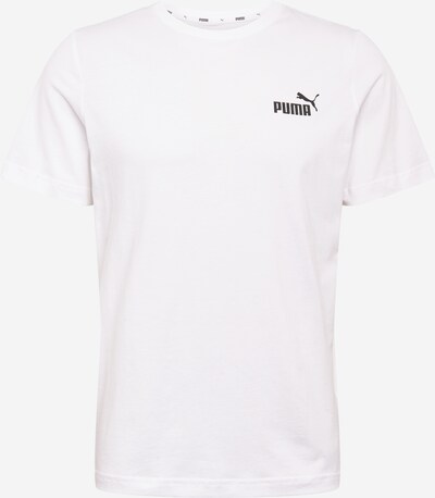 PUMA Functioneel shirt 'Essentials' in de kleur Zwart / Wit, Productweergave