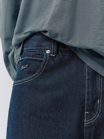 Pull&Bear Baggy Jeans in Blau