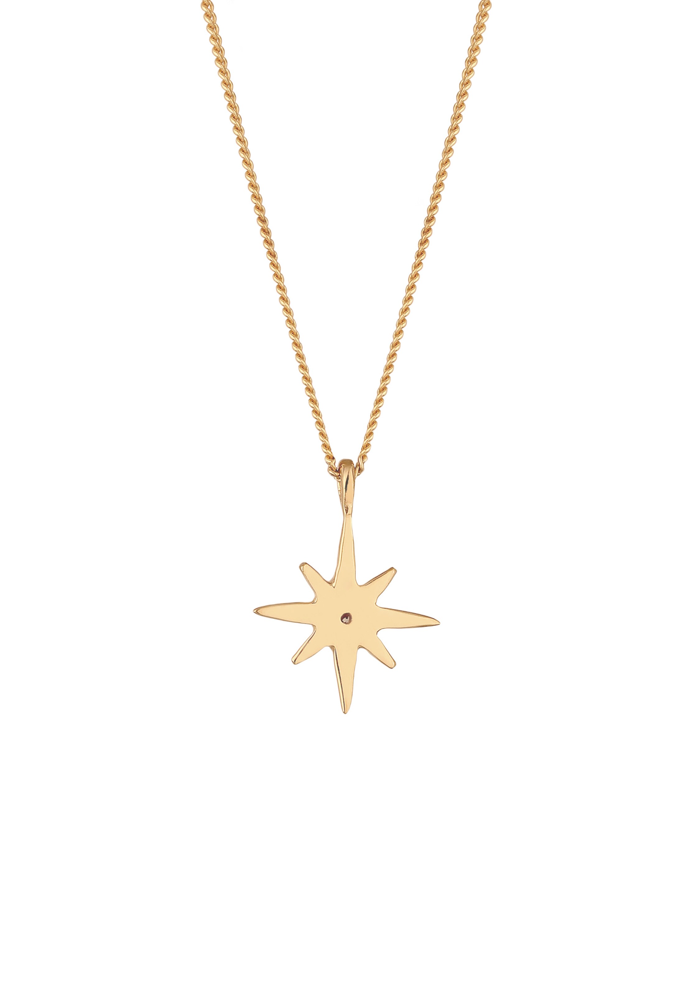Elli DIAMONDS Necklace 'Star' in Gold