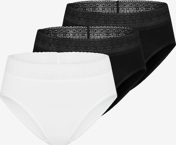 Mey Panty 'Modal Lace' in Grey: front
