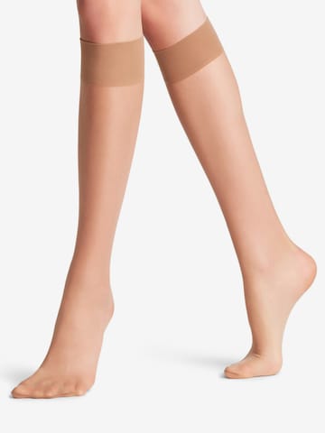 FALKE Knee High Socks in Pink: front