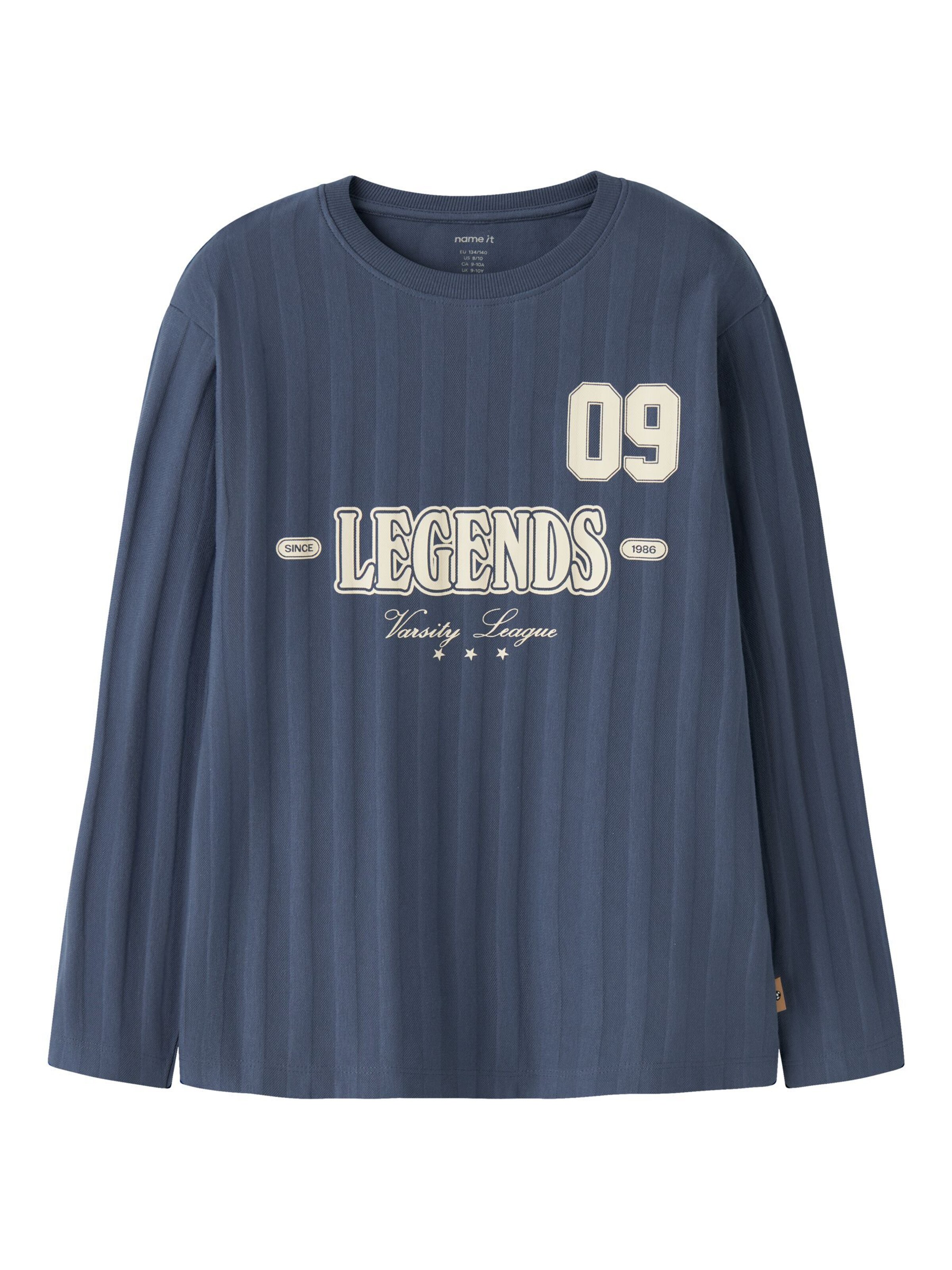 NAME IT Shirt in Blauw: voorkant