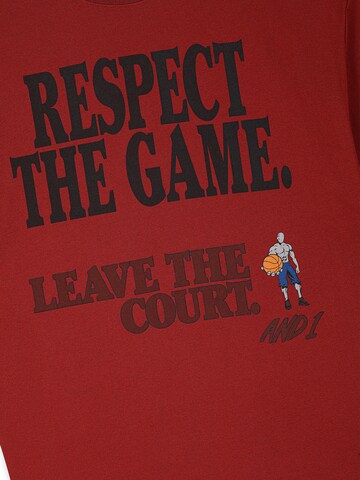 AND1 Μπλουζάκι 'Respect The Game' σε μαύρο