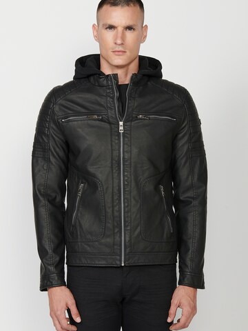 KOROSHI Jacke in Schwarz: Vorderseite