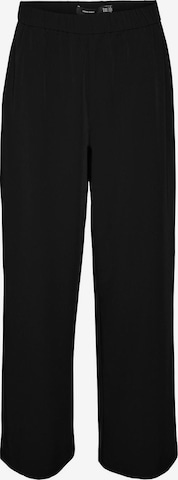 Wide Leg Pantalon 'ZELDA' VERO MODA en noir : devant