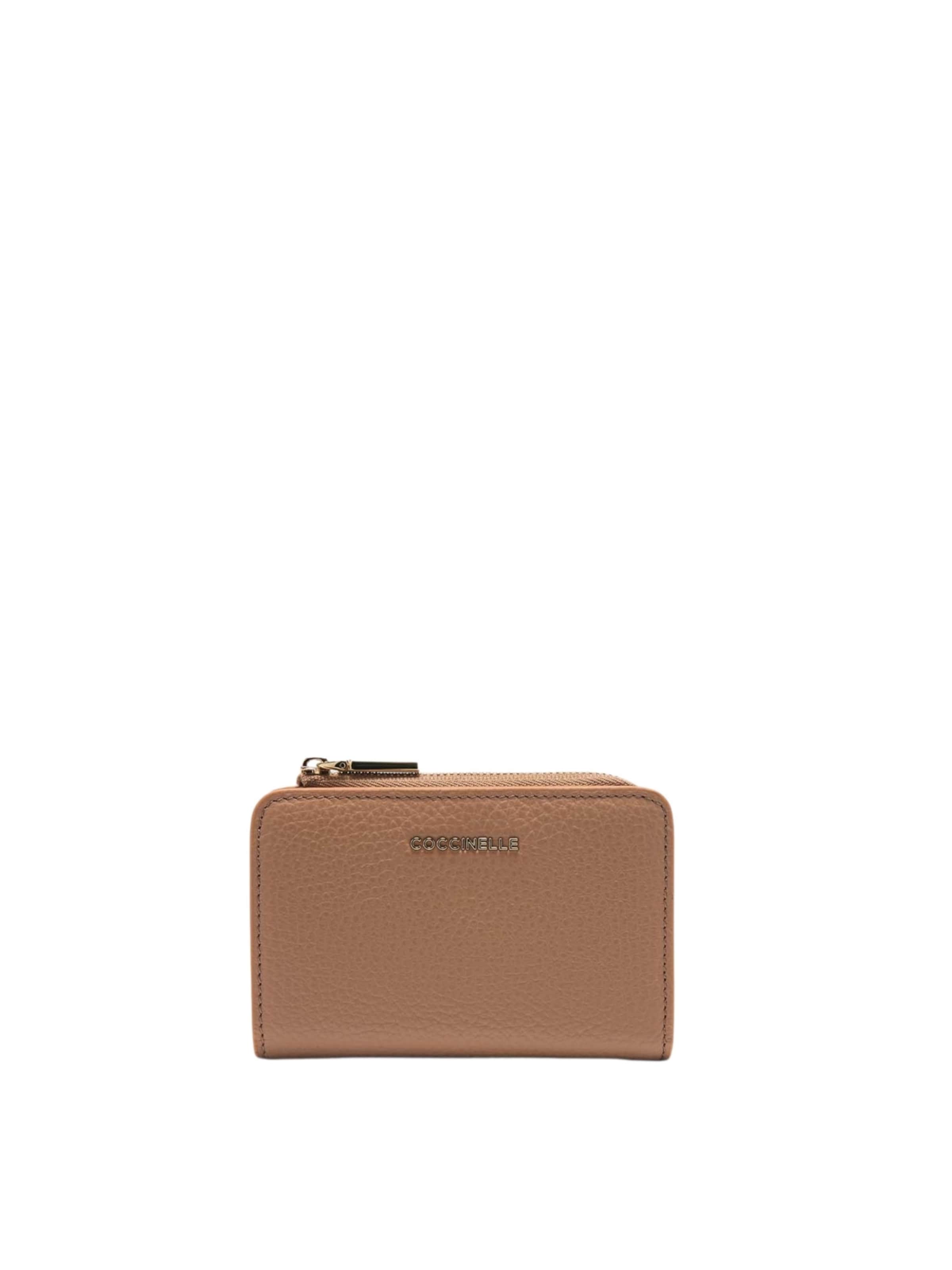 Coccinelle Wallet 'COCCINELLE METALLIC 3' in Brown: front