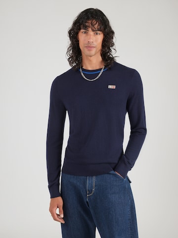 NAPAPIJRI Pullover 'DONORI C 4' in Blau: Vorderseite