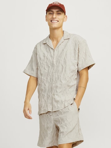 JACK & JONES Comfort Fit Skjorte i grå: forside