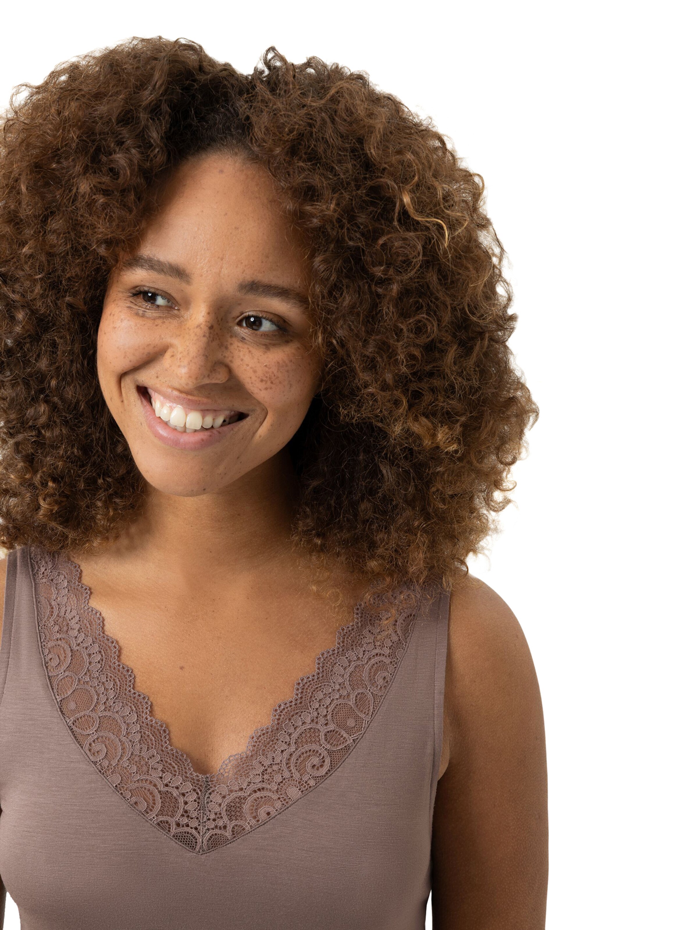 Mey Unterhemd 'Ami' in Braun