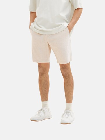 TOM TAILOR Regular Shorts in Beige: predná strana