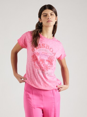 Soccx - Camiseta en rosa: frente