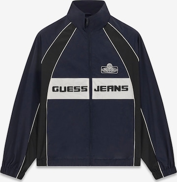 mėlyna GUESS JEANS Demisezoninė striukė: priekis