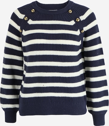 Pull-over 'Breton' Wallis Petite en bleu : devant