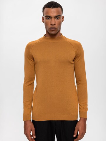 Antioch Sweater in Brown: front