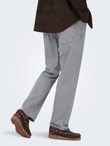 Only & Sons - regular Vaquero 'ONSEDGE' en gris