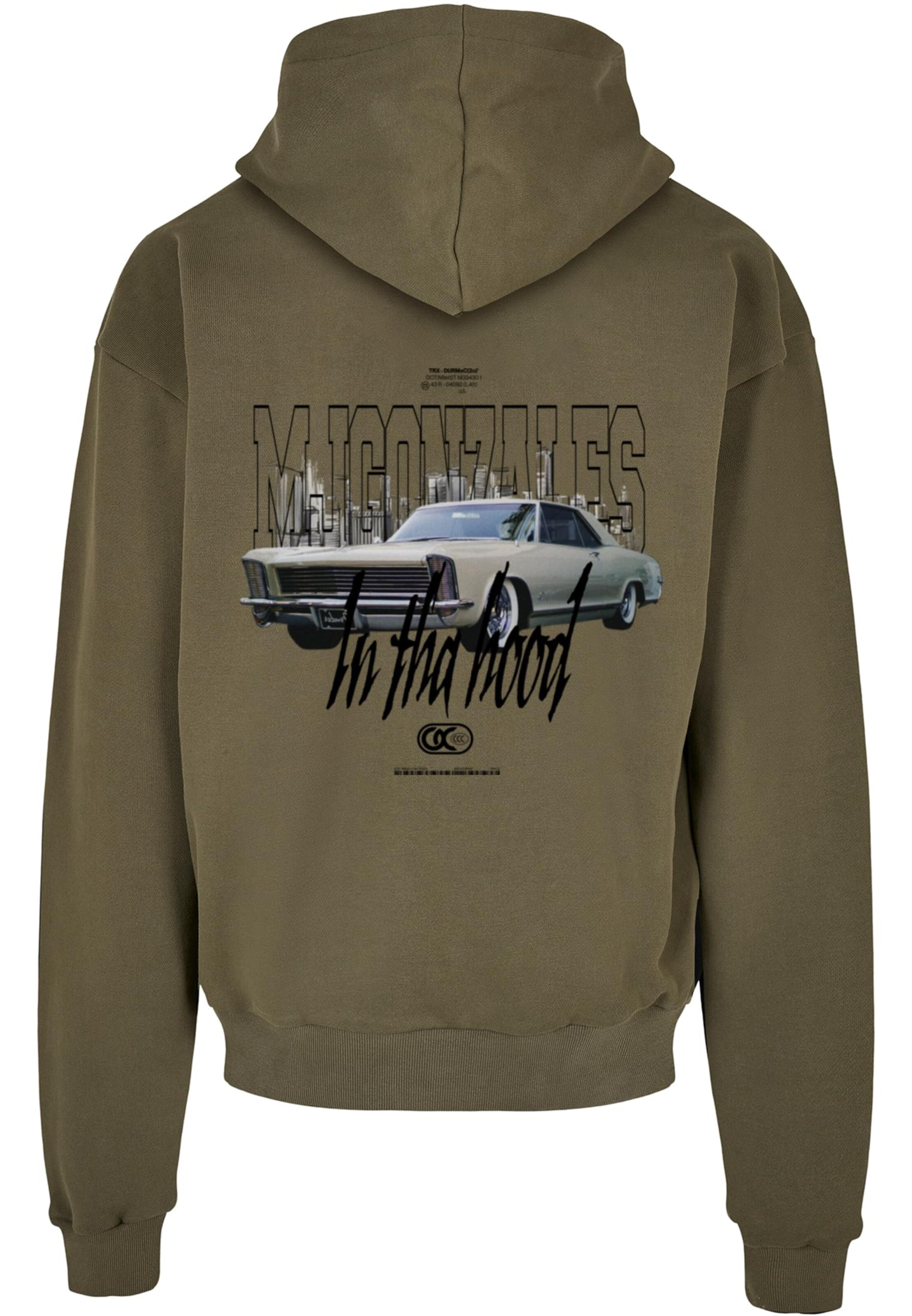 MJ Gonzales Mikina 'In Tha Hood x Heavy' - Zelená
