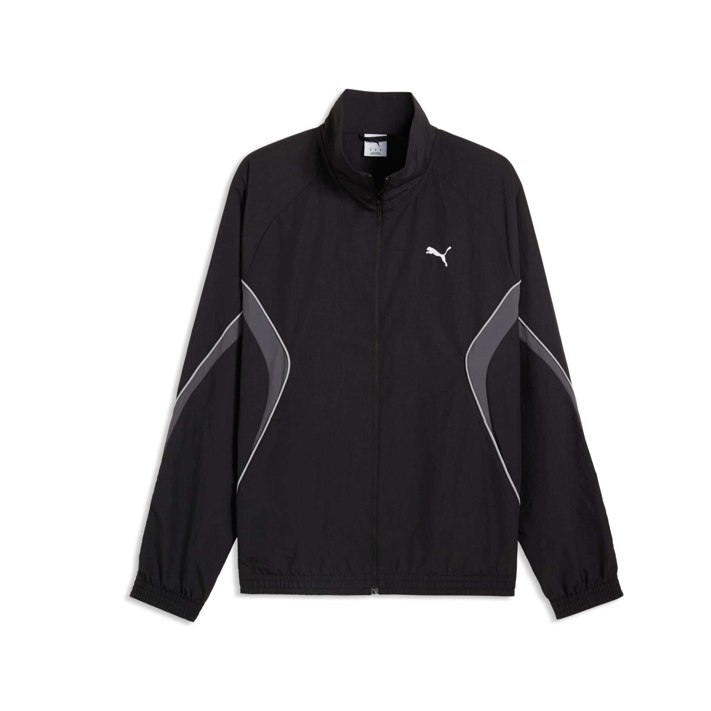 PUMA Trainingsjacke in Schwarz: Vorderseite