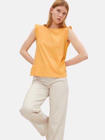 TOM TAILOR Blouse in Yellow