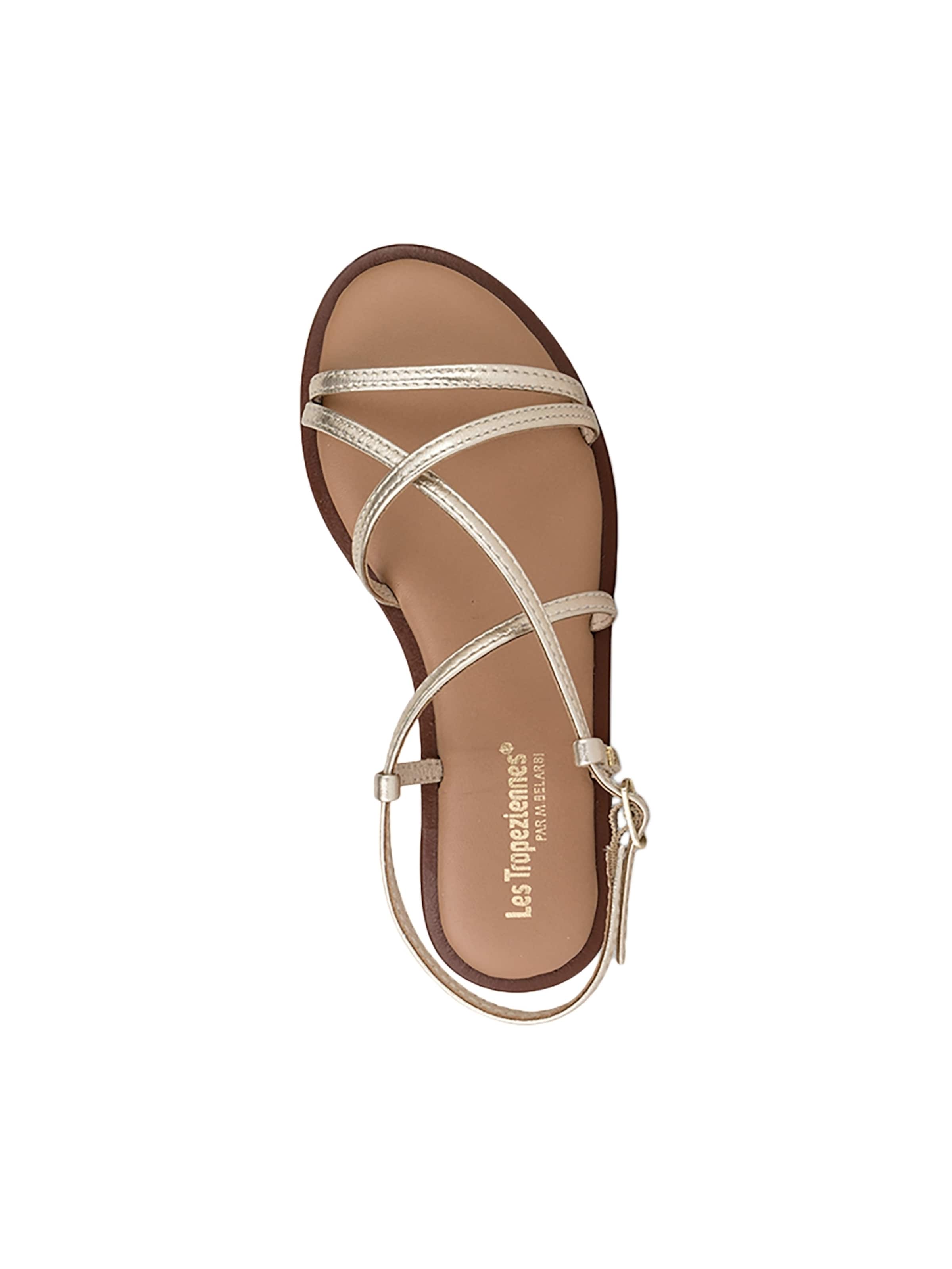 Les Tropéziennes Sandals in Gold