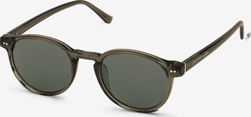 Kapten & Son Zonnebril 'Marais Transparent Olive Green' in Groen: voorkant