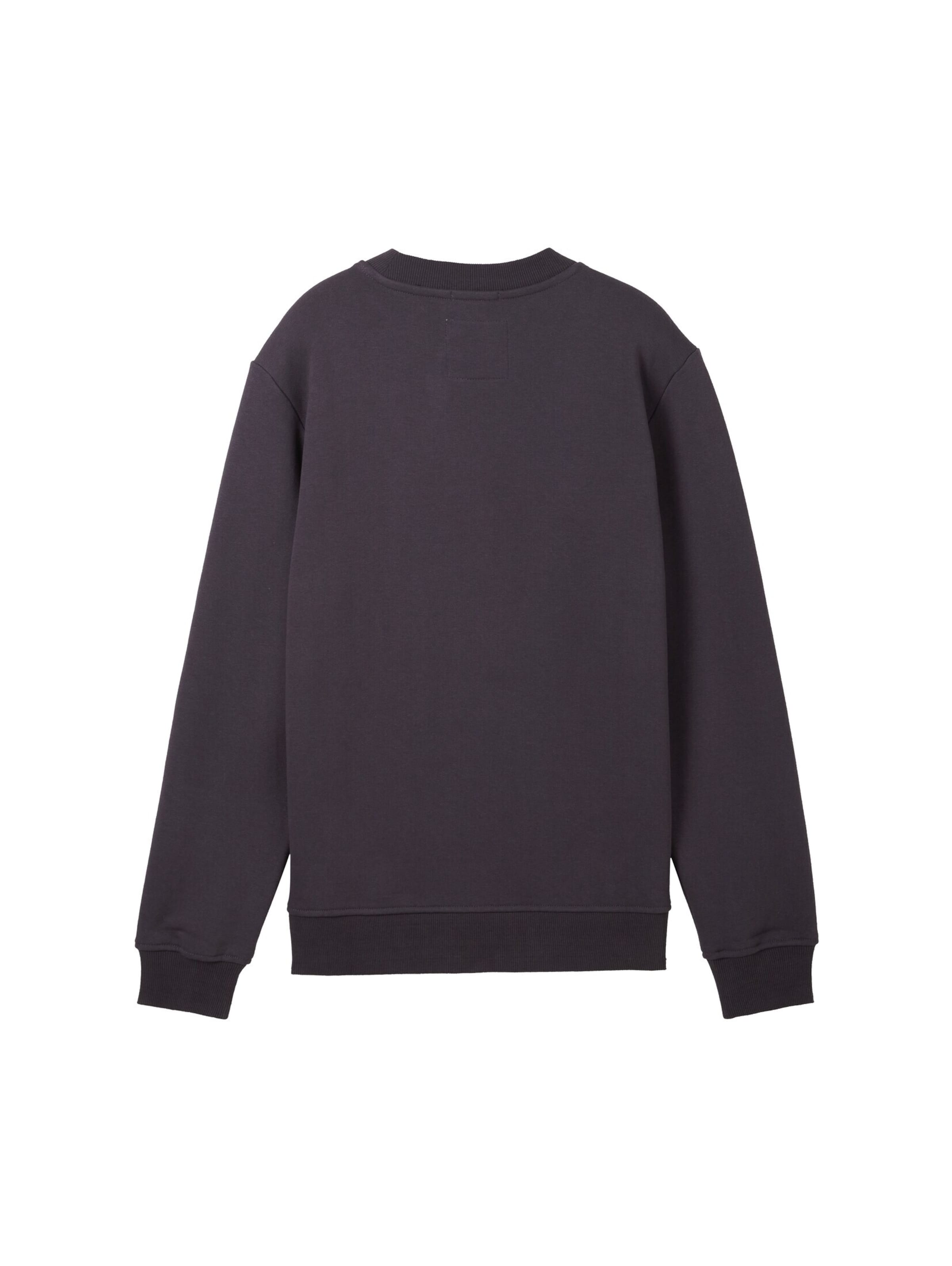 TOM TAILOR Μπλούζα φούτερ σε γκρι